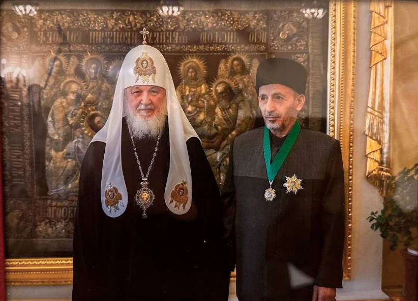 Встреча Патриарха Московского и всея Руси Кирилла и Муфтия Дагестана шейха Ахмада Афанди