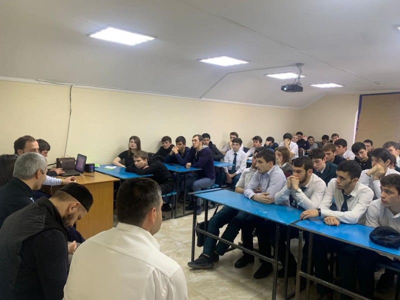 Встреча со студентами колледжа гражданской обороны и чрезвычайных ситуаций