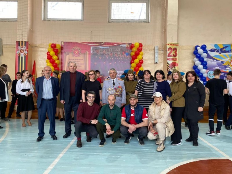 Смотр строевой песни, посвященный Дню Защитника Отечества прошел в махачкалинском лицее