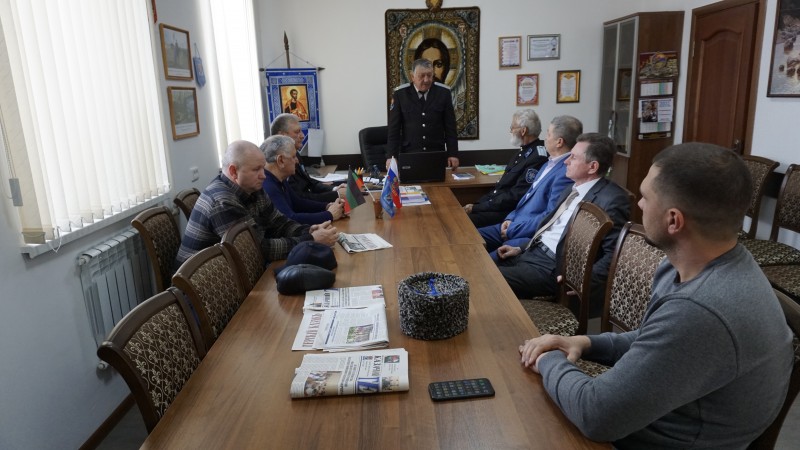 Казачий атаман Борис Блинов встретился с членами КОПОКО ТВКО