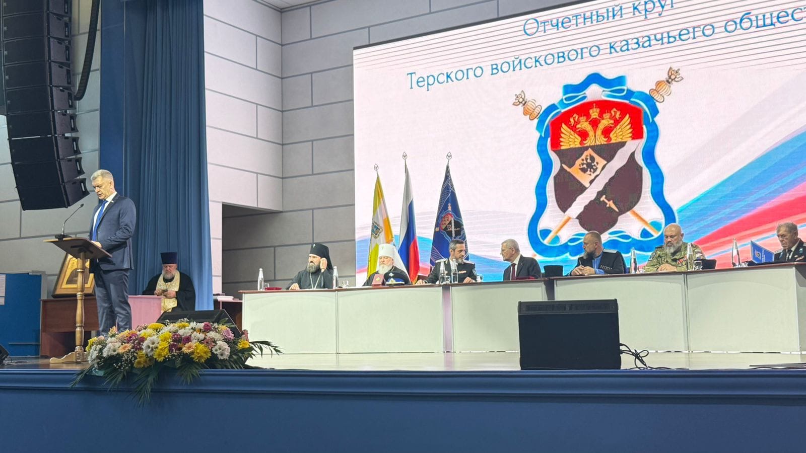 Темирлан Абуталимов принял участие в работе отчетного круга Терского войскового казачьего общества