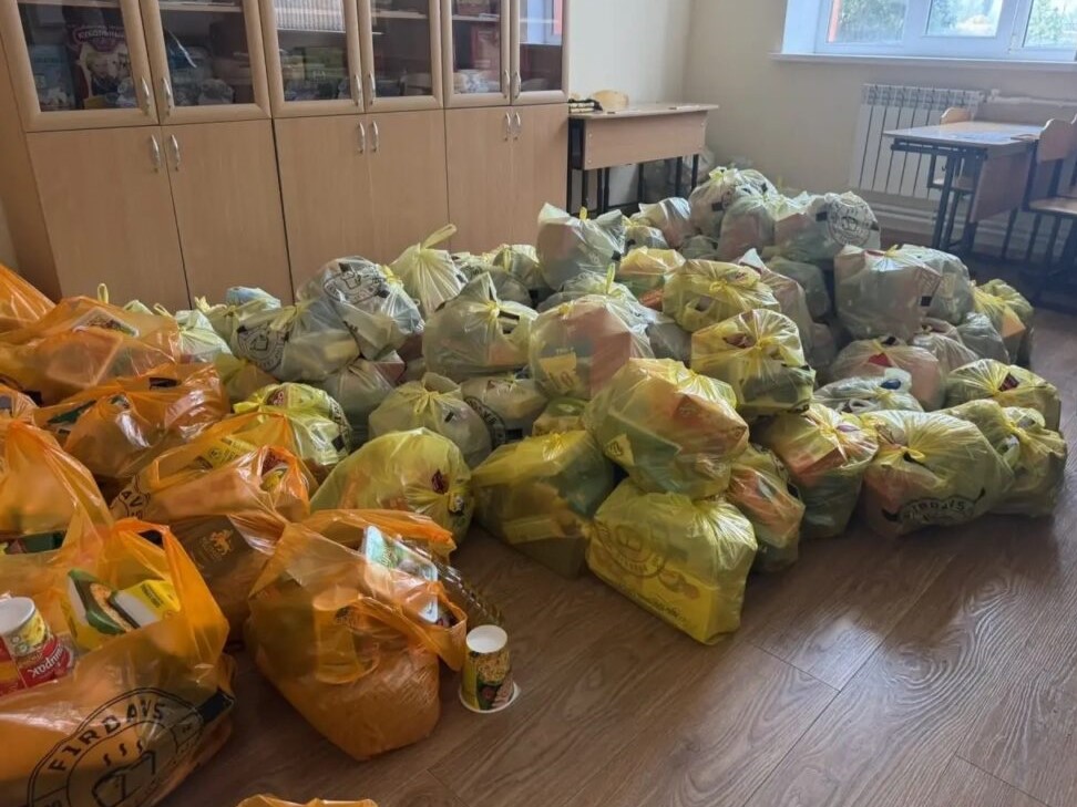 Гуманитарную помощь пострадавшим от паводков в Хасавюртовском районе оказал Союз женщин Дагестана