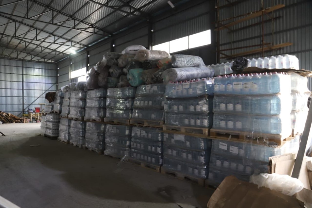 Помощь братского народа. Гуманитарная помощь доставлена в Хасавюртовский район из Чеченской Республики от руководителя региона, Героя России Рамзана Кадырова